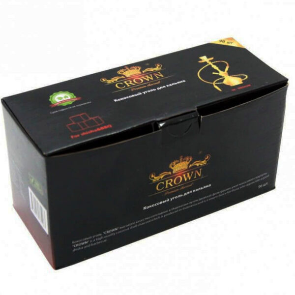 Уголь Для Кальяна Crown 96 куб. Уголь Для Кальяна Crown 96 куб.