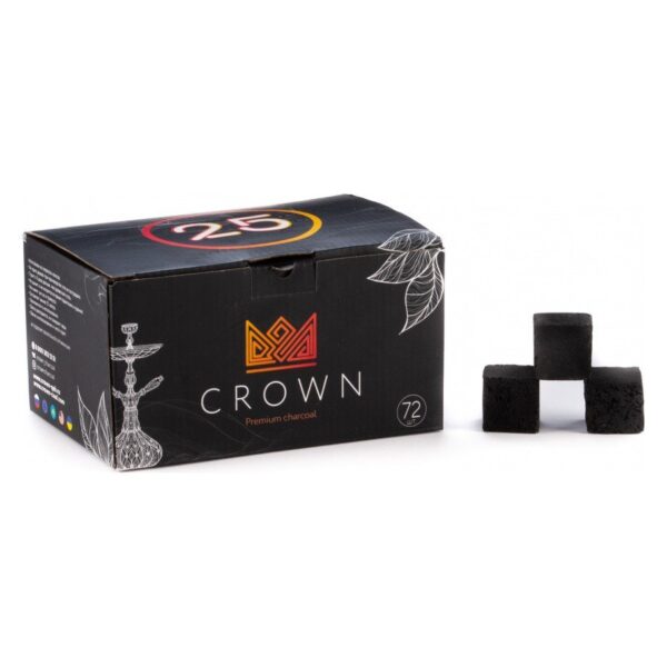 Уголь для кальяна Crown (Краун) 72 куб. Уголь для кальяна Crown (Краун) 72 куб.