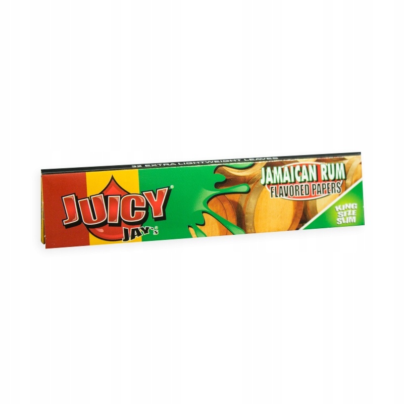 Бумажки Juicy Jay's Jamaican Rum King-Size Бумажки Juicy Jay's Jamaican Rum King-Size