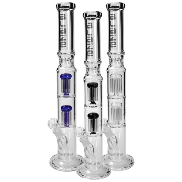 Бонг BLAZE Tower Ice 2x8-Arm Percolator Blue Бонг BLAZE Tower Ice 2x8-Arm Percolator Blue
