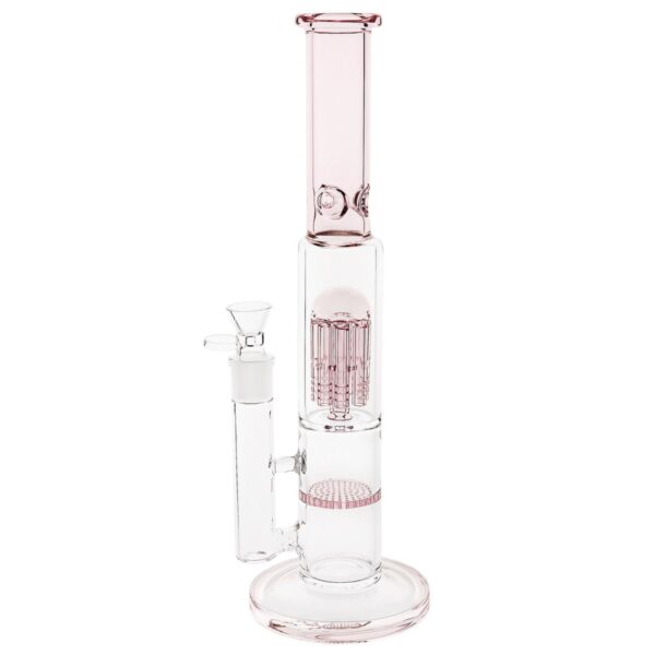 Бонг Pink 1x8-Arm + 1xHoneycomb Percolator Бонг Pink 1x8-Arm + 1xHoneycomb Percolator