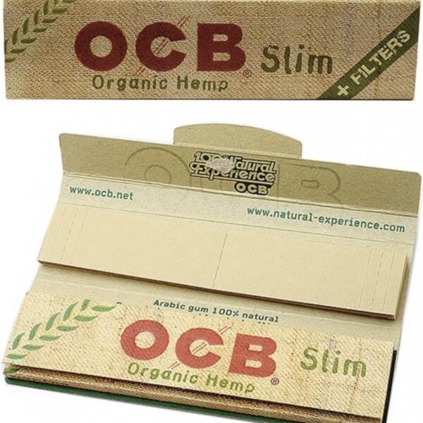 Бумажки OCB King Size Organic Slim+Filters Бумажки OCB King Size Organic Slim+Filters