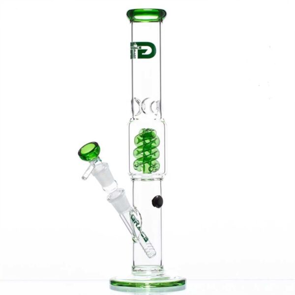 Бонг Grace Glass Cane Spiral Green Бонг Grace Glass Cane Spiral Green