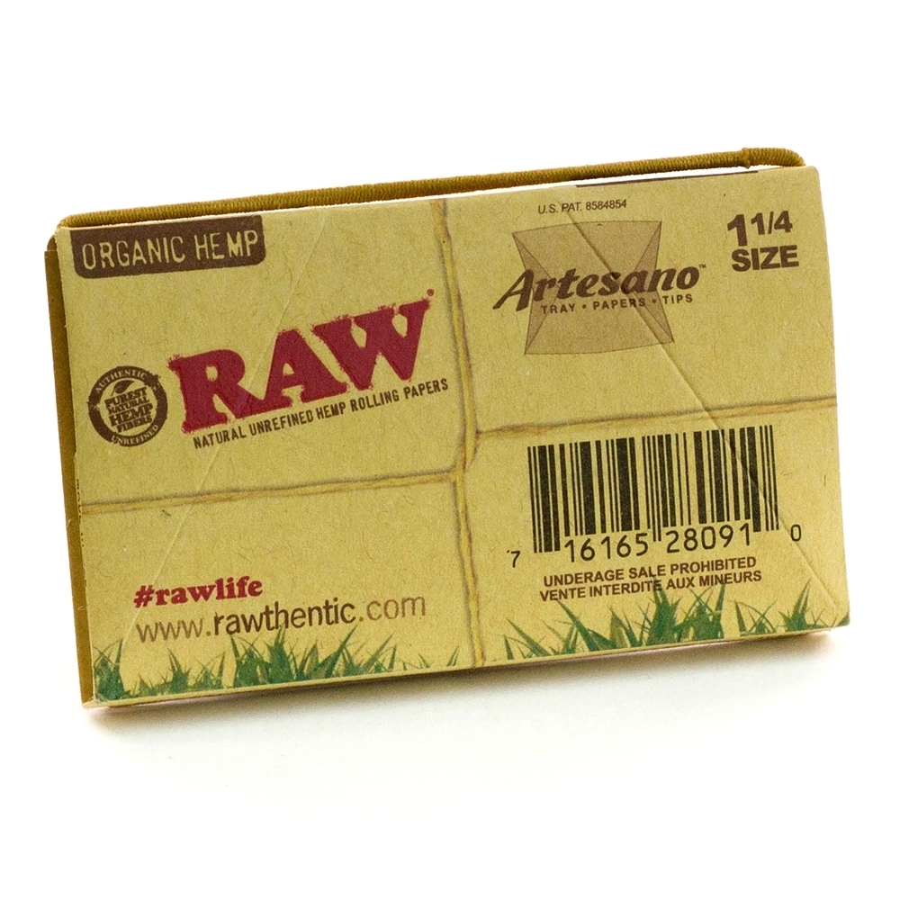 Бумажки RAW Organic Artesano 1 1/4 + Tips Бумажки RAW Organic Artesano 1 1/4 + Tips