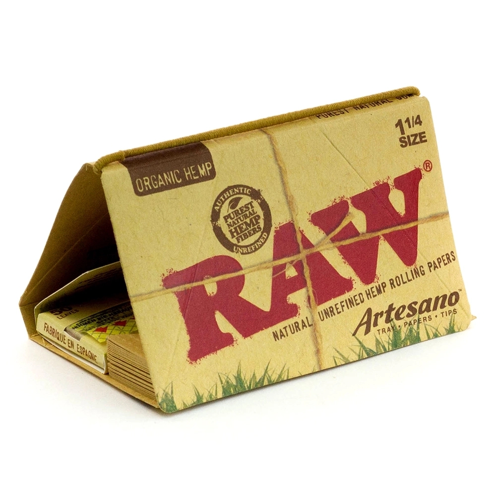Бумажки RAW Organic Artesano 1 1/4 + Tips Бумажки RAW Organic Artesano 1 1/4 + Tips