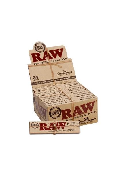 Бумажки RAW Connoisseur Papers KS Slim With Tips Бумажки RAW Connoisseur Papers KS Slim With Tips