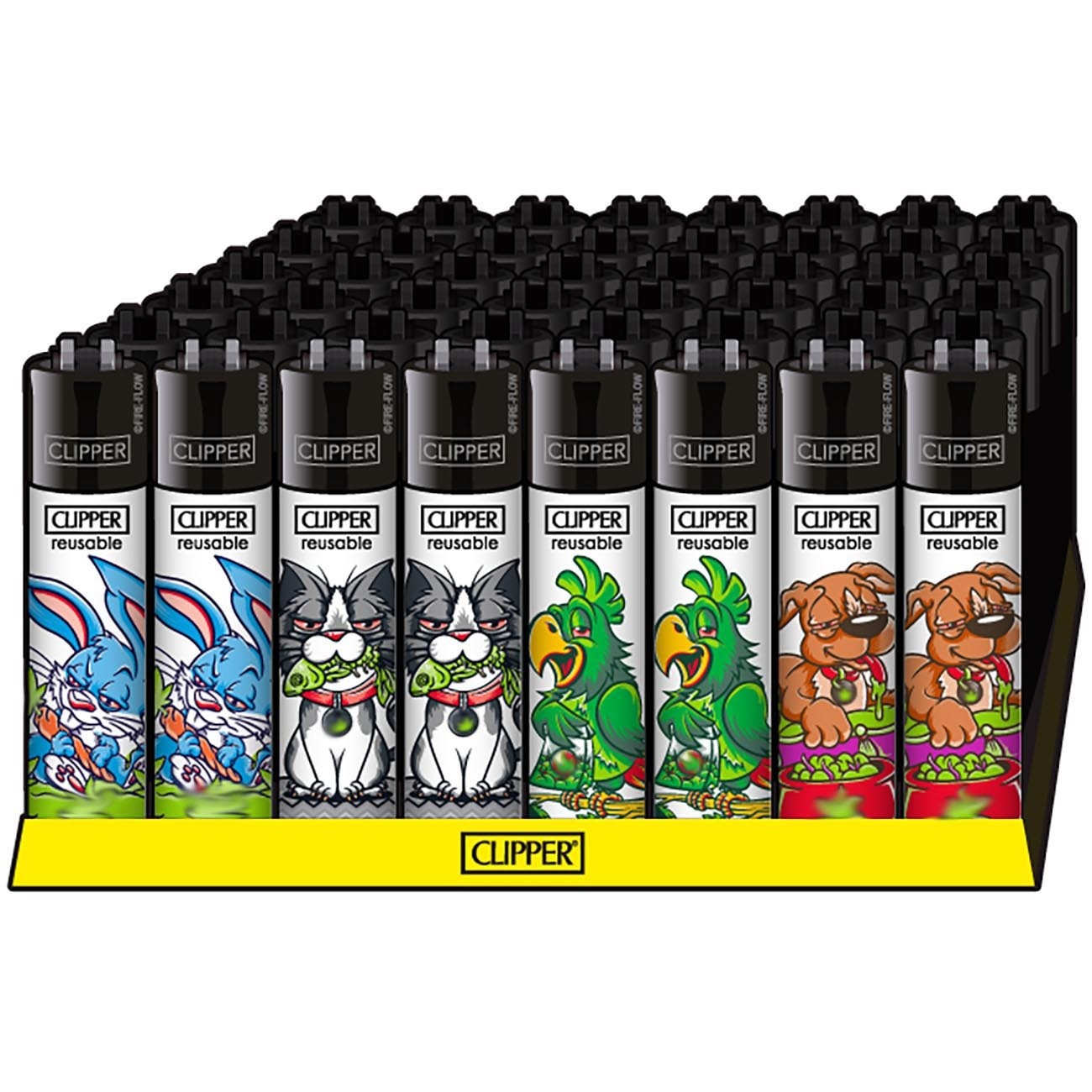 Зажигалка Clipper Stoned Animals Зажигалка Clipper Stoned Animals