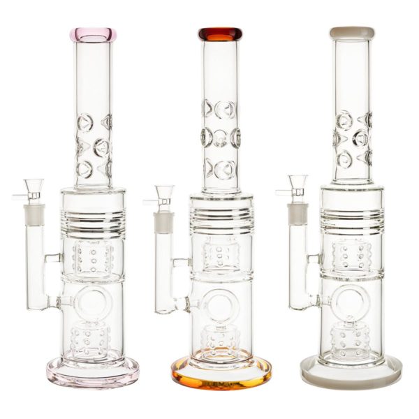 Бонг Стеклянный 2 x Drum Percolator Бонг Стеклянный 2 x Drum Percolator