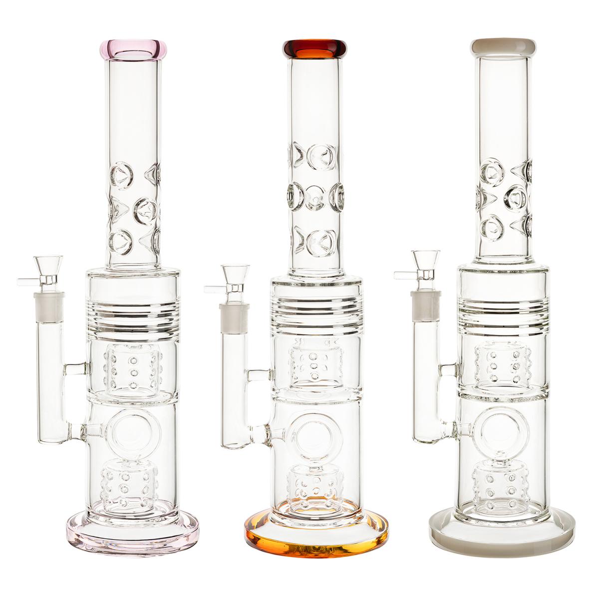 Бонг Стеклянный 2 x Drum Percolator Бонг Стеклянный 2 x Drum Percolator