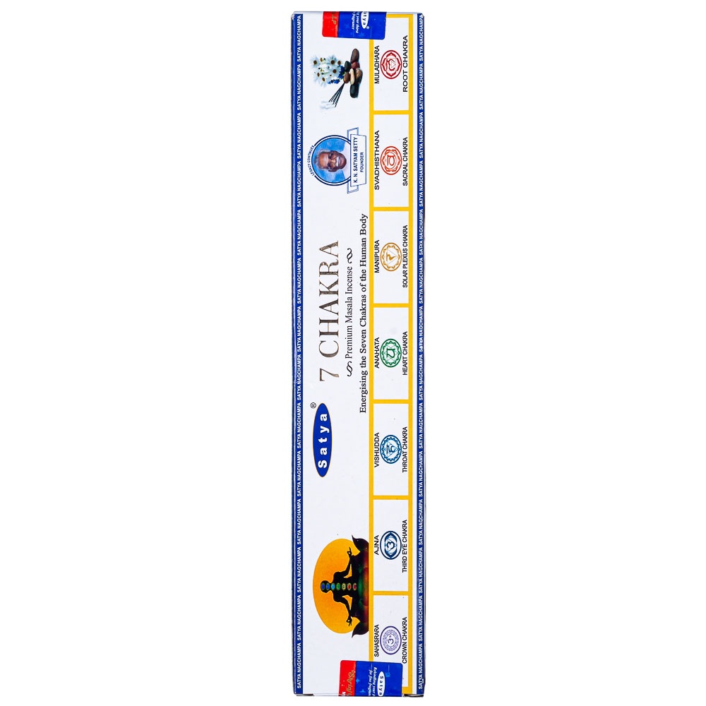 Благовония Satya 7 Chakra Premium 15 гр Благовония Satya 7 Chakra Premium 15 гр