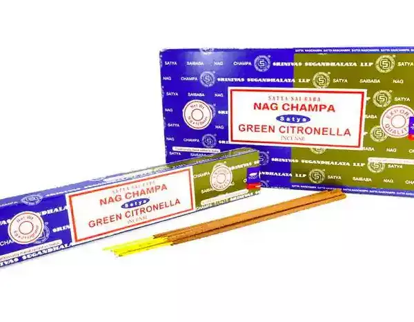 Благовония Satya Combo Nag Champa Green Citronella 16 гр Благовония Satya Combo Nag Champa Green Citronella 16 гр